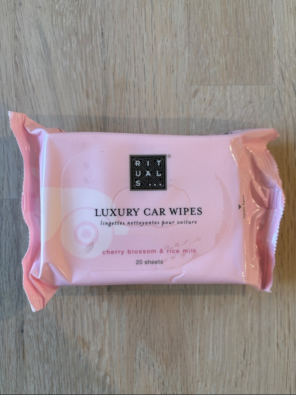 Rituals of Sakura Luxury Car Wipes | Cherry Blossom | 20 Sheets | New | European